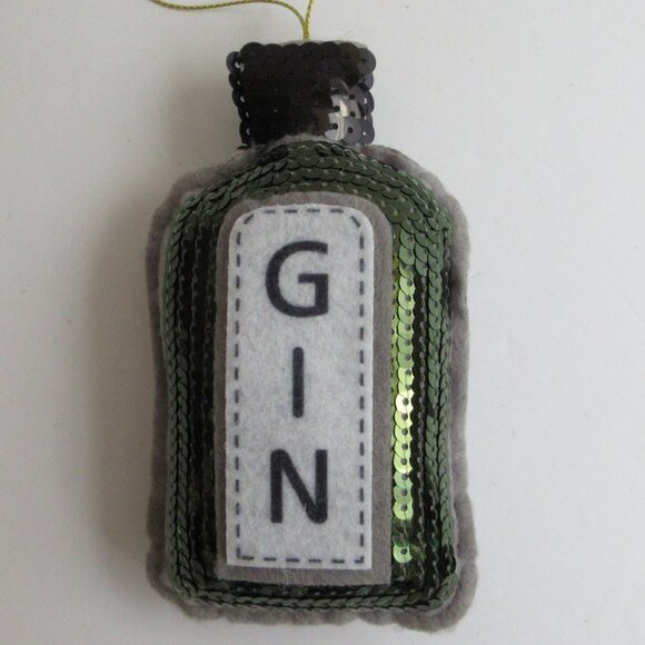 3 Wondershop Target Sequin & Felt Plush Liquor Bottle Christmas Ornaments 2024 - Picture 5 of 14